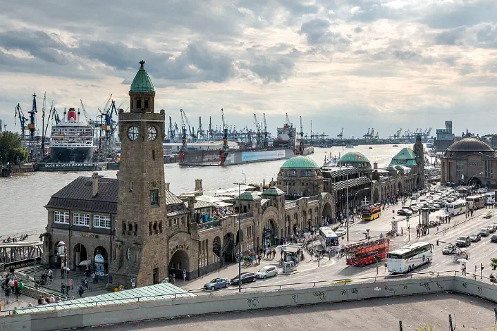 The Landungsbrücken, Hamburg.