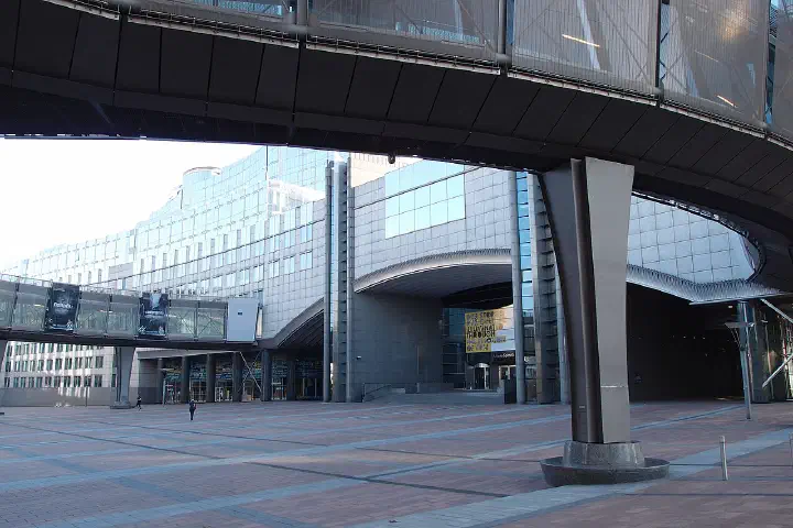 The European Parliament in Brussels.