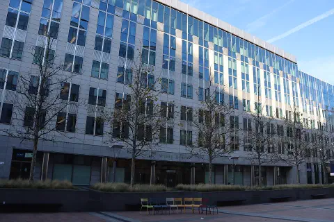 The European Parliament in Brussels.