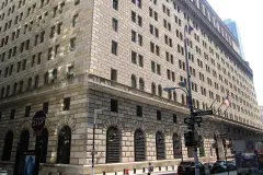 The Federal Reserve Bank of New York at 33 Liberty Street.
