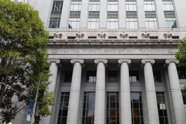 The Federal Reserve Bank of San Francisco building.