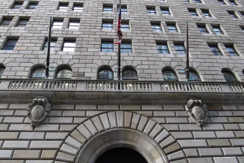 33 Liberty Street is the current home of the Federal Reserve Bank of New York.