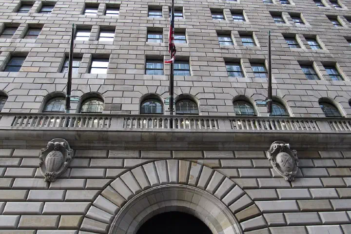 33 Liberty Street is the current home of the Federal Reserve Bank of New York.