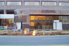 A bank building.