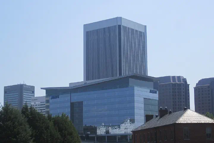I took photo with Canon camera of Richmond, VA, skyline downtown