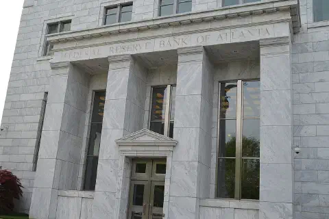 The entrance to the Atlanta Monetary Museum.