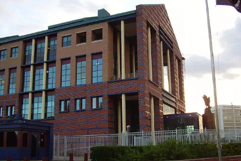The Federal Reserve Bank branch in Houston, part of the Federal Reserve Bank of Dallas.