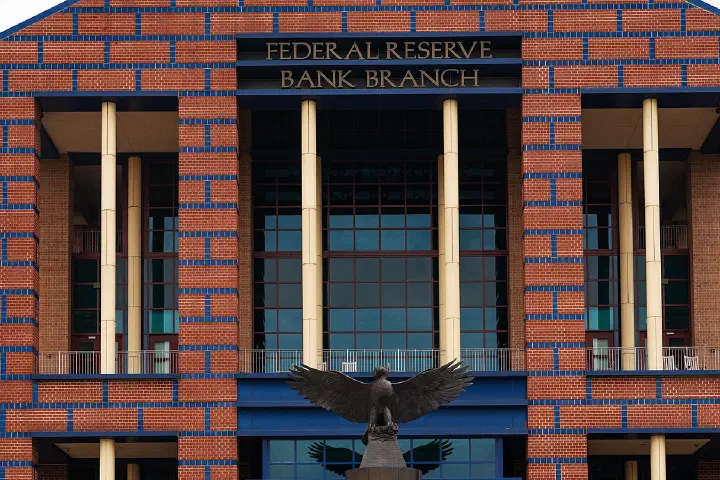 The Federal Reserve Bank in Houston, Texas, one of the three branches of the Federal Reserve Bank of Dallas.