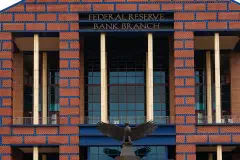 The Federal Reserve Bank in Houston, Texas, one of the three branches of the Federal Reserve Bank of Dallas.