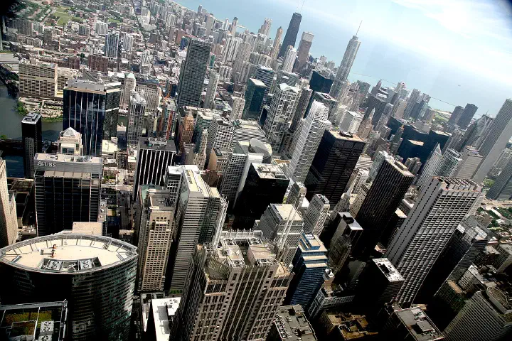 The Willis Tower, formerly the Sears Tower, in the Chicago Loop.