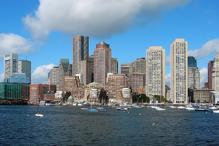 The Boston skyline.