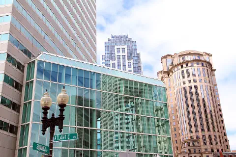 Boston's Financial District.