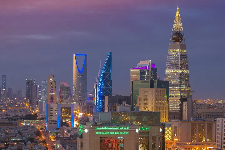 The Riyadh skyline