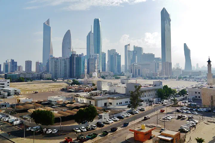 The Kuwait City skyline.