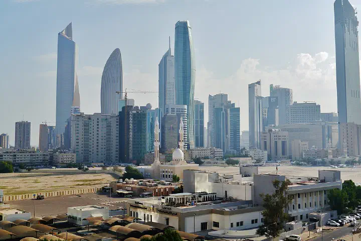 The Kuwait City skyline.