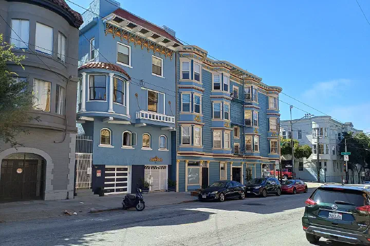 A building on Fillmore Street, San Francisco.