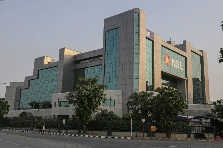 The National Stock Exchange of India, Bandra Kurla Complex, Mumbai.
