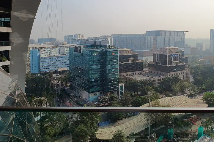 The Bandra Kurla Complex business district, Mumbai.