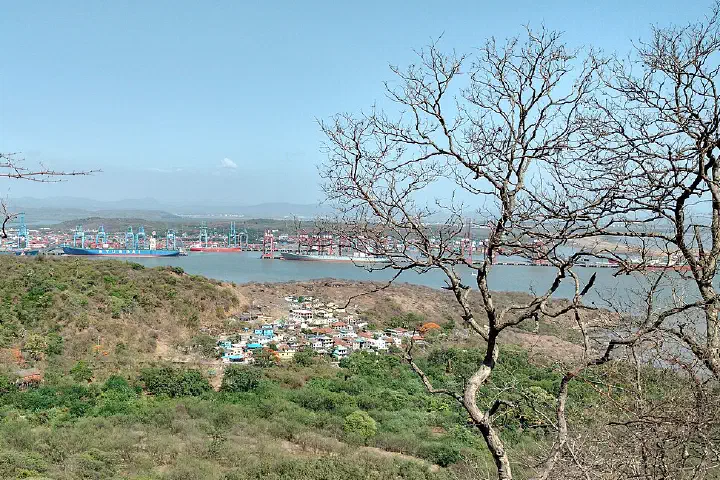 Jawaharlal Nehru Port (Nhava Sheva), India's largest container port.