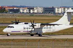 Operated by Airlinair for Airbus on one of their staff shuttles between factories