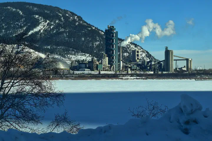 The Exshaw cement plant.