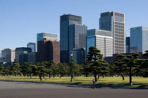The Marunouchi business district, Tokyo.