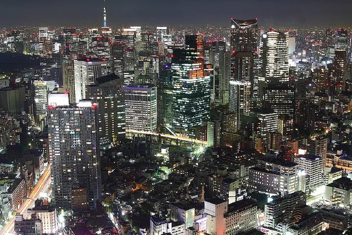 Tokyo at night, 2014.