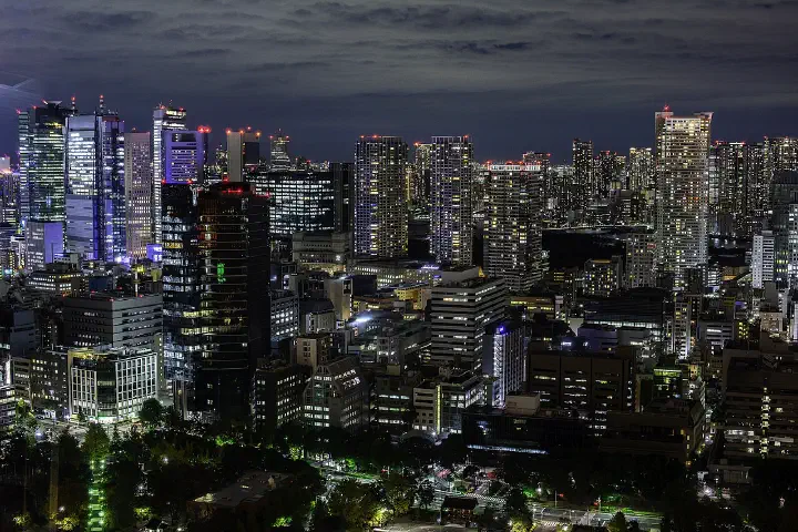 A view of Tokyo.