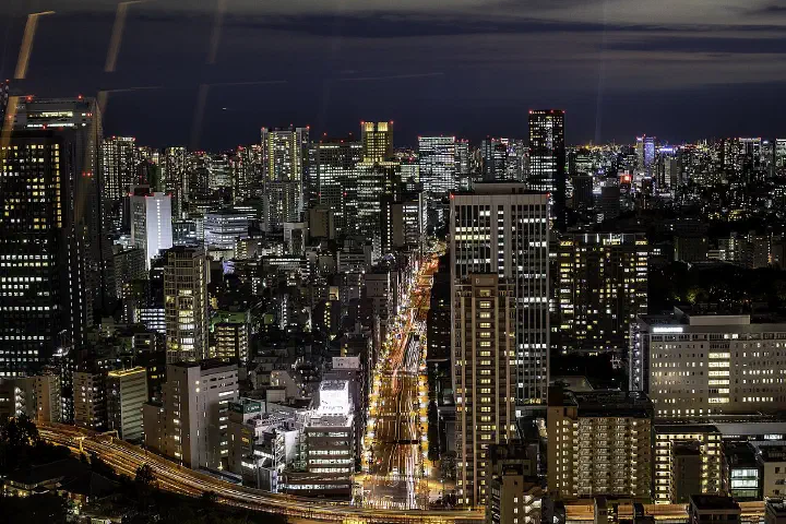 A view of Tokyo.