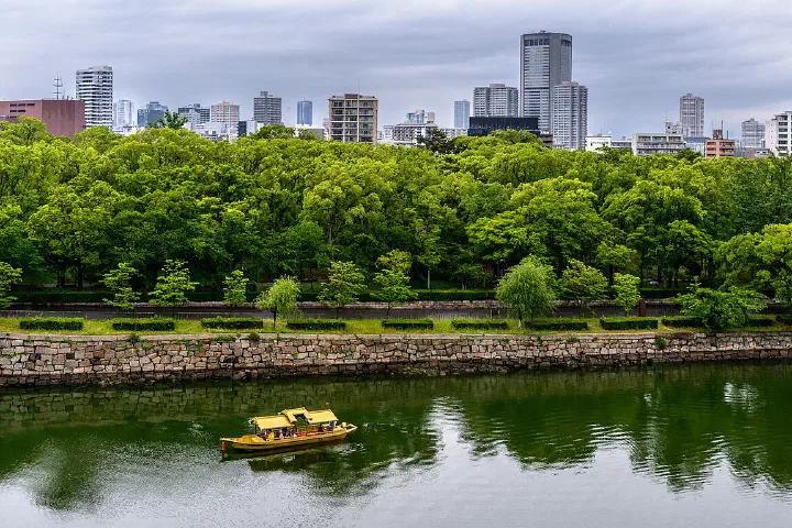 A view of Osaka, Japan, 2019.