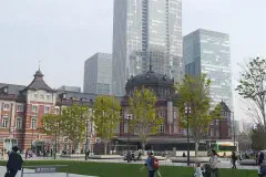Marunouchi and Tokyo Station, Tokyo.