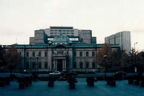 The Bank of Japan's Osaka branch in Nakanoshima, Osaka, in the 1990s.