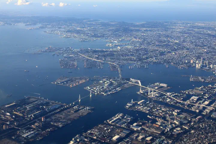 A view of Yokohama, Japan.