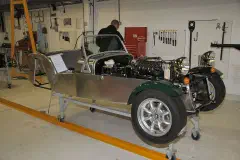 This is a car being built for Japan