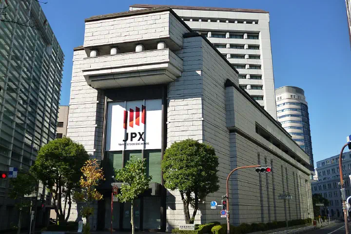 The Tokyo Stock Exchange.