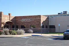 Part of the entrance area of the Congressman Frank Evans Government Printing Office Distribution Center