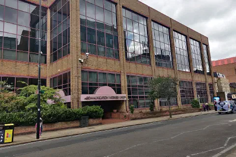 The Communication Workers Union office in Wimbledon.