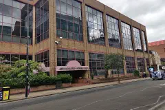 The Communication Workers Union office in Wimbledon.