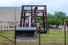 The side view of Santa Rita No. 1 Oil Well