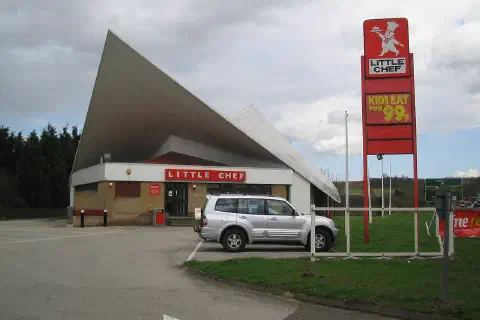 Little Chef cafe, Markham Moor - now disused