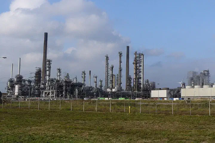 The BP refinery in Rotterdam.