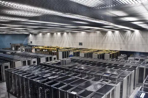 Server room in CERN (Switzerland)