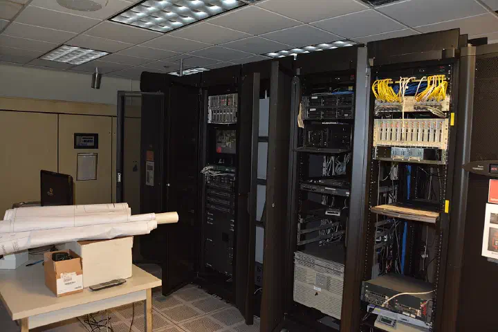 A data center.