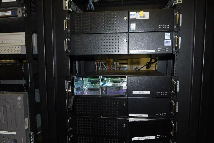 The sixth-floor server room at 312 Adelaide Street.