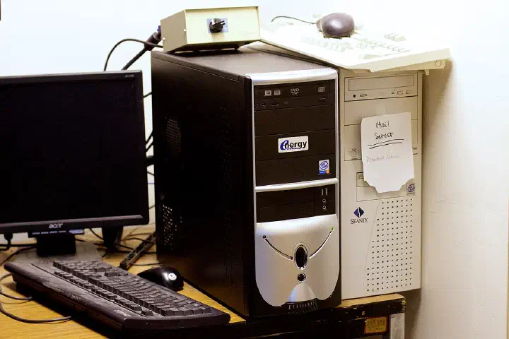 The server room at CFBX.