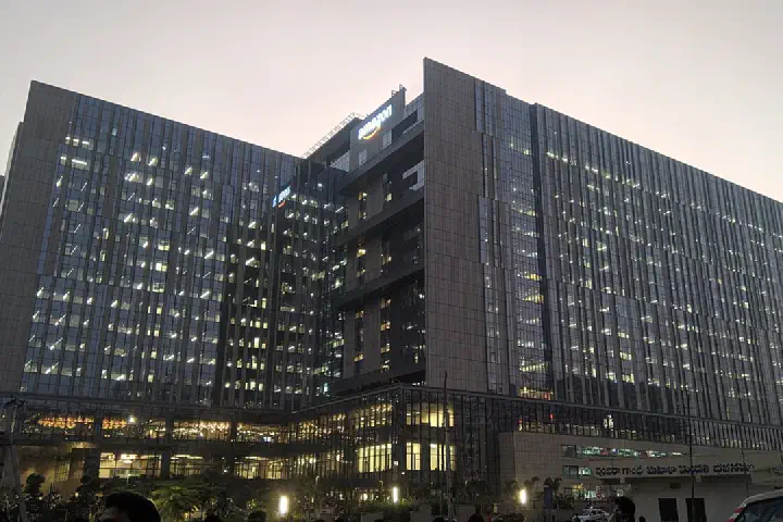 Amazon's campus in Hyderabad, described as its biggest in the world.