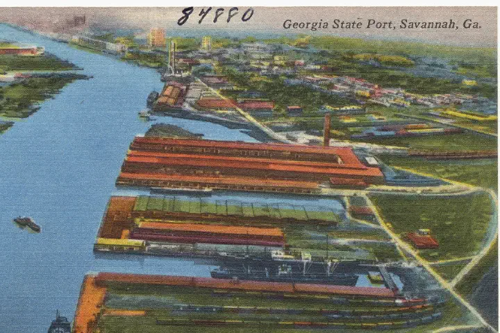 File name: 06_10_014224 Title: Georgia State Port, Savannah, Ga