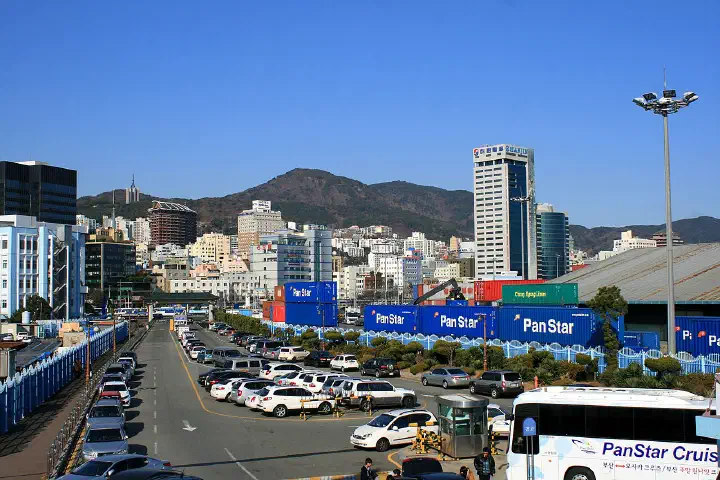The Port of Busan.