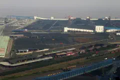 Coal piles near Zhenhai dock