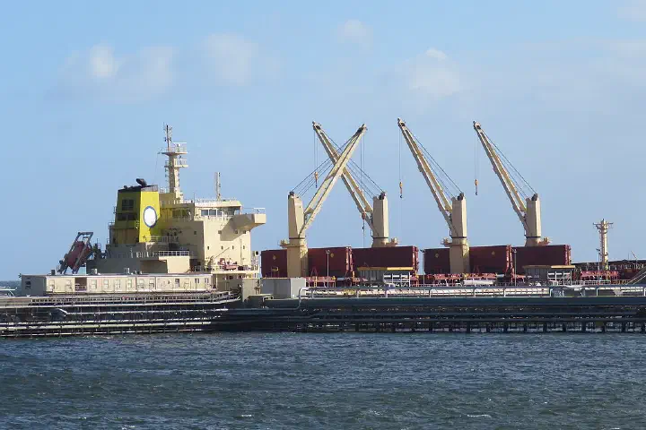 The bulk carrier Odelmar at Kwinana Bulk Jetty, Western Australia.